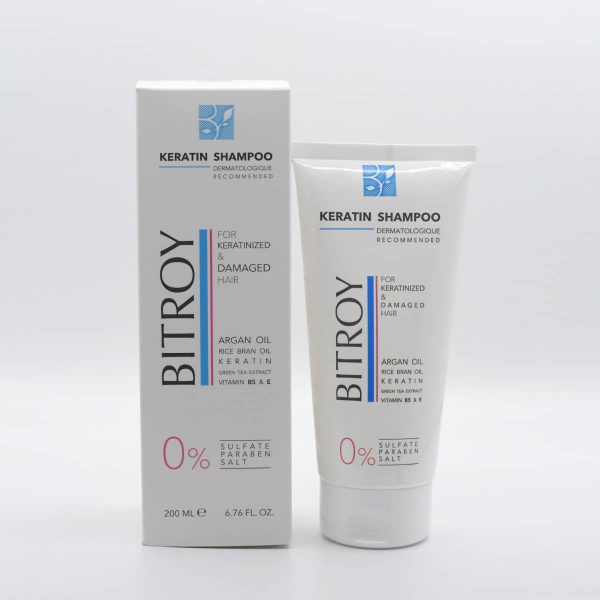شامپو کراتینه بیتروی فاقد سولفات مخصوص موهای آسیب‌دیده و کراتینه‌شده - تصویر 2