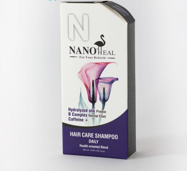 نانوهيل شامپو تقويت کننده روزانه انواع مو فري سولفات 250ميل - تصویر 1