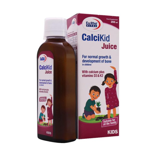 Eurhovital-Clacikid-Juice-200 شربت کلسي کيد جويس يوروويتال - تصویر 1