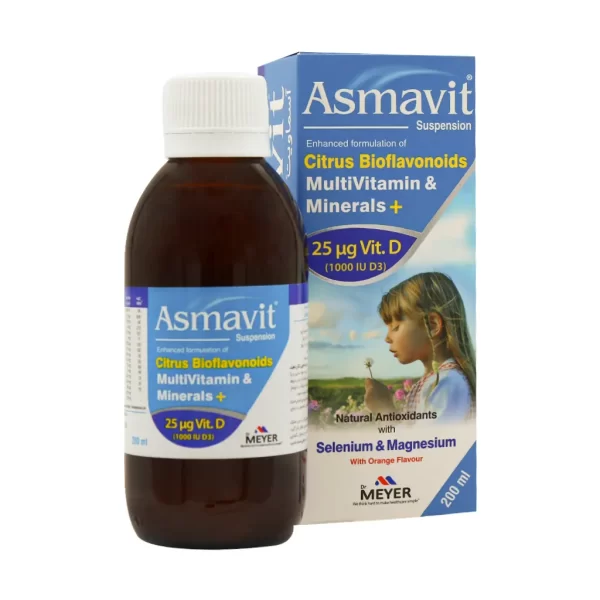 Vitabiotics-Asmavit-Suspension-200-ml آسماويت شربت - تصویر 1