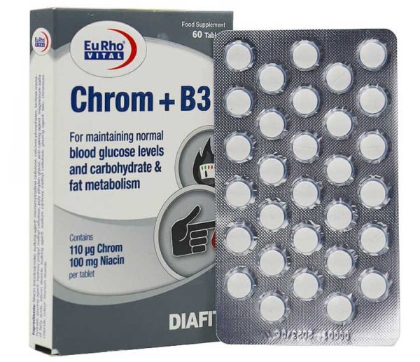 قرص کروم + ویتامین B3 یوروویتال - تصویر 3